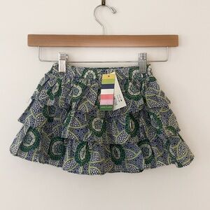 JANIE & JACK NWT Tiered Floral Ruffle Elastic Waist Skirt